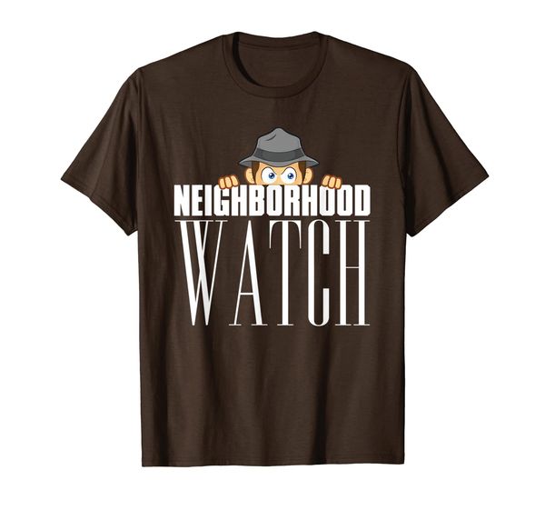 Neighborhood Watch Shirt Funny Old Man Graphic Tee, Mainly pictures