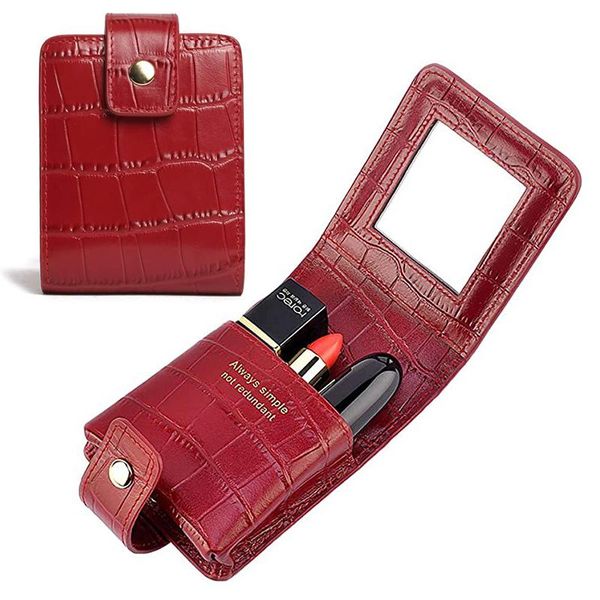 cowhide leather lipstick case with mirror mini make up cosmetic storage lip holder organizer bag for christmas & year gift bags cases
cowhide leather lipstick case with mirror mini make up cosmetic storage lip holder organizer bag for christmas & year gift bags cases