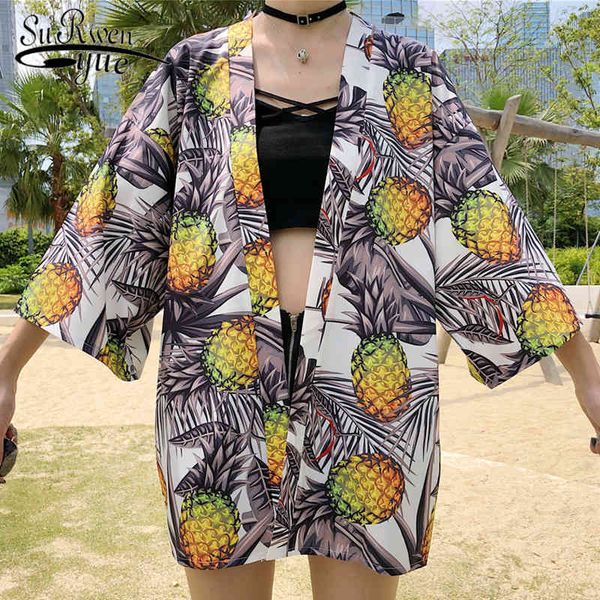 summer women blouses floral print beach cardigan camisas mujer chiffon shirt laddies 4363 50 210508, White
summer women blouses floral print beach cardigan camisas mujer chiffon shirt laddies 4363 50 210508, White