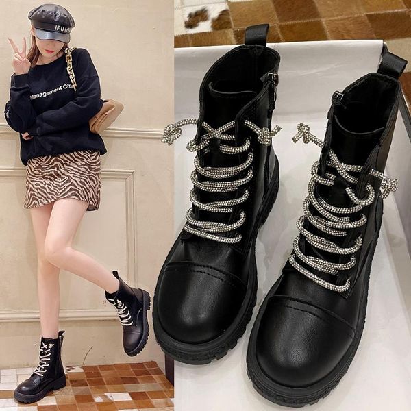 boots rock shoes woman rubber lace up boots-women flat heel round toe rain med ankle autumn ladies lolita 2021 basic lace-up cot, Black
boots rock shoes woman rubber lace up boots-women flat heel round toe rain med ankle autumn ladies lolita 2021 basic lace-up cot, Black