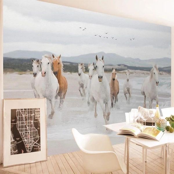 custom any size po mural 3d stereo horse animal painting living room bedroom home decor self adhesive wallpaper waterproof wallpapers 
custom any size po mural 3d stereo horse animal painting living room bedroom home decor self adhesive wallpaper waterproof wallpapers