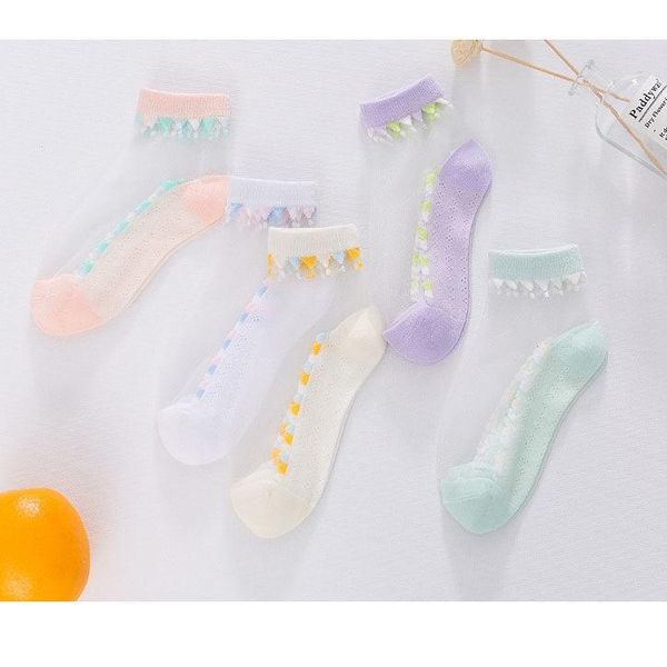 socks children's ice silk summer thin girls crystal spring and baby stockings breathable cotton princess, Pink;yellow
socks children's ice silk summer thin girls crystal spring and baby stockings breathable cotton princess, Pink;yellow