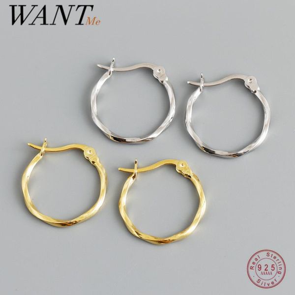 stud wantme 925 sterling silver minimalist bohemian twist circle earrings for women charm european party piercing jewelry ear buckle, Golden;silver
stud wantme 925 sterling silver minimalist bohemian twist circle earrings for women charm european party piercing jewelry ear buckle, Golden;silver