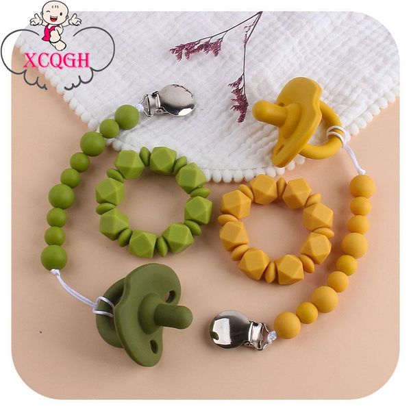 pacifiers# xcqgh 3pcs/set silicone baby pacifier and nipple holder chain beads teething bracelet
pacifiers# xcqgh 3pcs/set silicone baby pacifier and nipple holder chain beads teething bracelet