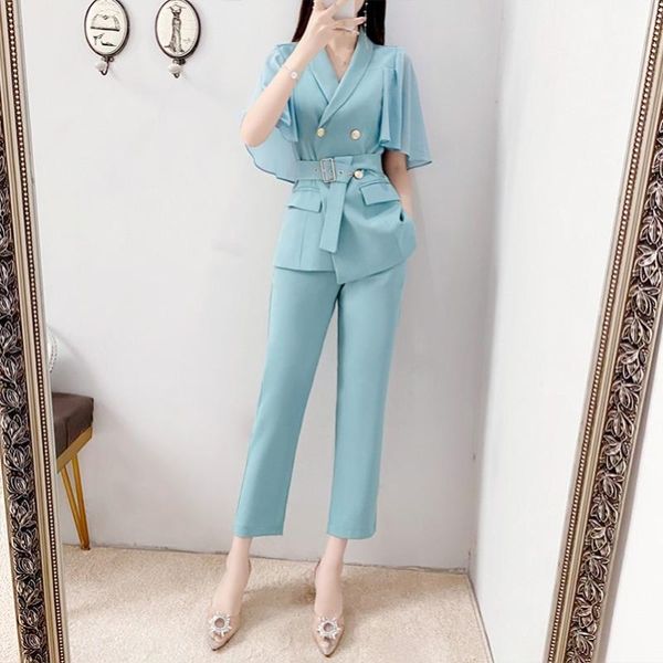 women's two piece pants design office lady blazer and set for women cloak sleeve jacket&pants luxurious woman suits suit, White
women's two piece pants design office lady blazer and set for women cloak sleeve jacket&pants luxurious woman suits suit, White