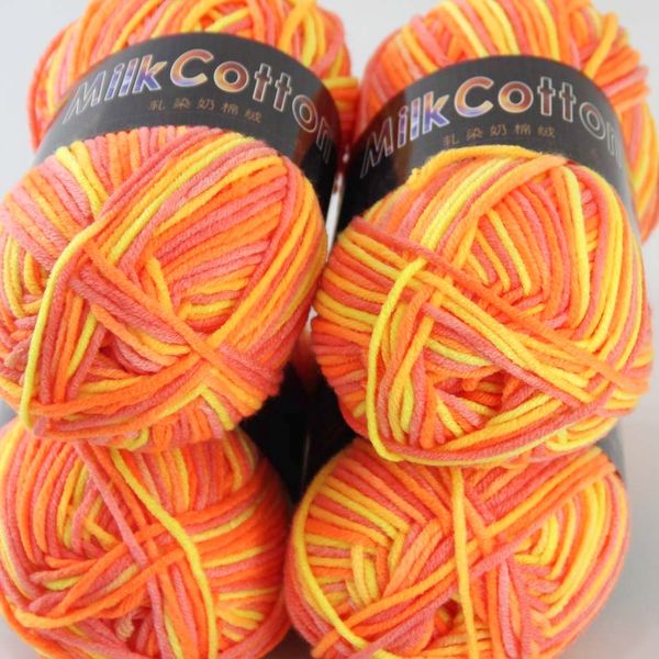 soft 4ballsx50g newcotton dyed hand knitting wool yarn socks scarf baby dark color mixed orange 2075-14-4, Black;white
soft 4ballsx50g newcotton dyed hand knitting wool yarn socks scarf baby dark color mixed orange 2075-14-4, Black;white