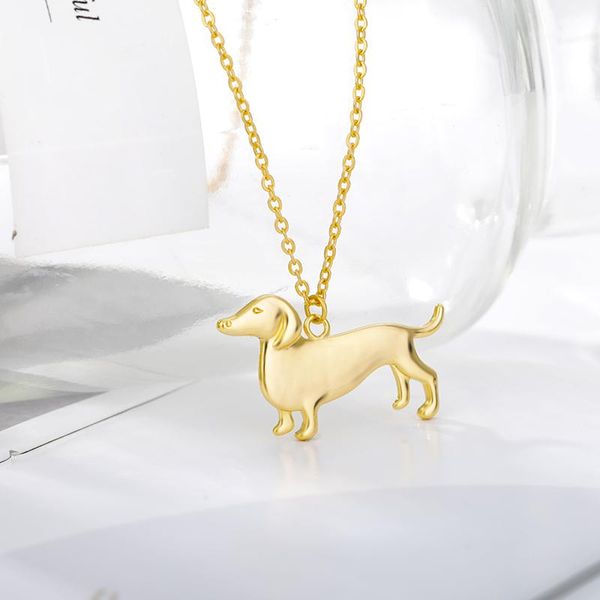 cute dachshund shaped necklace for women dog pendant chains gold stainless steel animal chain chokers, Golden;silver
cute dachshund shaped necklace for women dog pendant chains gold stainless steel animal chain chokers, Golden;silver