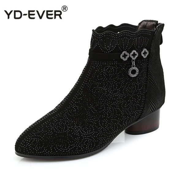 boots spring summer genuine leather mesh ankle women shoes fashion pointed toe rhinestone shoe high heels, Black
boots spring summer genuine leather mesh ankle women shoes fashion pointed toe rhinestone shoe high heels, Black