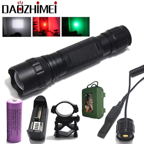 mini 501b xml l2/r5 zoom red/green/white led hunting light 1-modes zoomable tactical waterproof use18650 battery flashlights torc torches
mini 501b xml l2/r5 zoom red/green/white led hunting light 1-modes zoomable tactical waterproof use18650 battery flashlights torc torches