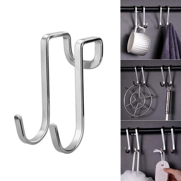 hooks & rails 1pcs bathroom kitchen double s shape steel storage for wall key home and door organizer accessories hook
hooks & rails 1pcs bathroom kitchen double s shape steel storage for wall key home and door organizer accessories hook