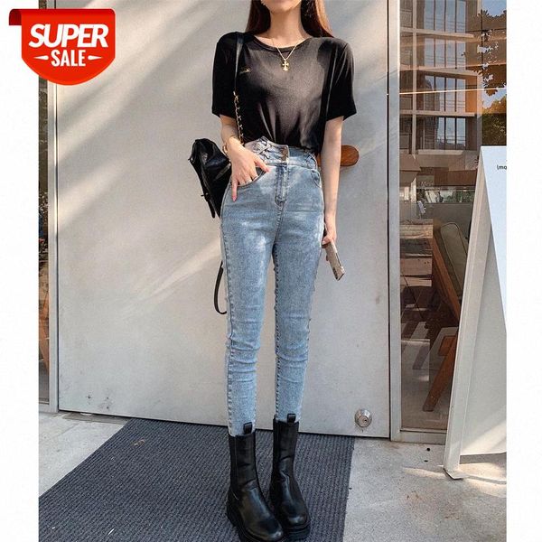customized waist frayed jeans women korean small slim slimming feet pants #xy2l, Black;white
customized waist frayed jeans women korean small slim slimming feet pants #xy2l, Black;white