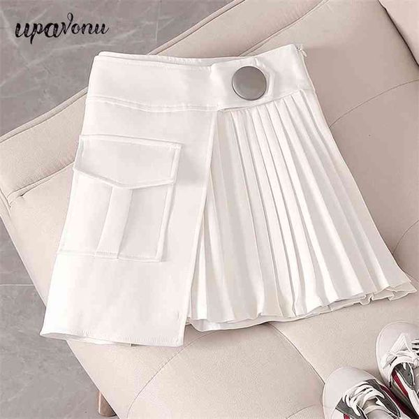 irregular pleated skirt women's summer high waist a-line white fashion elegant ladies hakama 210524, Black
irregular pleated skirt women's summer high waist a-line white fashion elegant ladies hakama 210524, Black