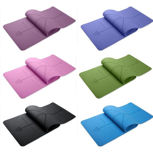 yoga mats 1830*610*6mm multi-functional environmental protection pad tpe mat fitness body line style
yoga mats 1830*610*6mm multi-functional environmental protection pad tpe mat fitness body line style