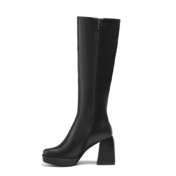 size 33-43 women high heel boots platform knee high boots women fashion cool winter shoes women party footwear, Black
size 33-43 women high heel boots platform knee high boots women fashion cool winter shoes women party footwear, Black