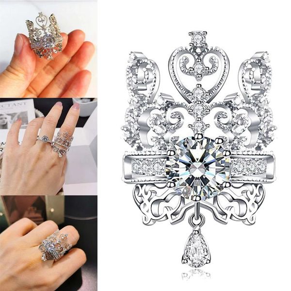 wedding rings luxury classic party hollow 2021 fashion crown 2 in1 women classical multicolor engagement jewelry gift size 6-10, Slivery;golden
wedding rings luxury classic party hollow 2021 fashion crown 2 in1 women classical multicolor engagement jewelry gift size 6-10, Slivery;golden
