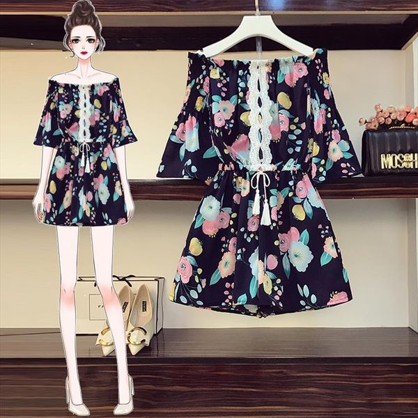 fashion floral print women jumpsuits summer beach off shoulder bodysuit casual loose playsuit plus size 4xl, Black;white
fashion floral print women jumpsuits summer beach off shoulder bodysuit casual loose playsuit plus size 4xl, Black;white