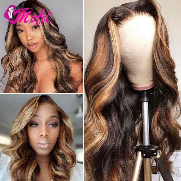glueless highlight body wave wig human hair wavy honey blonde 27# highlighted wigs brazilian bodywave brown lace front 99j, Black;brown
glueless highlight body wave wig human hair wavy honey blonde 27# highlighted wigs brazilian bodywave brown lace front 99j, Black;brown