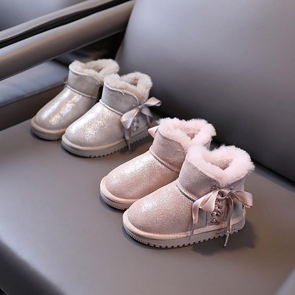 dolakids snow boots for children and girls winter princess real leather shoes kids, Black;grey
dolakids snow boots for children and girls winter princess real leather shoes kids, Black;grey