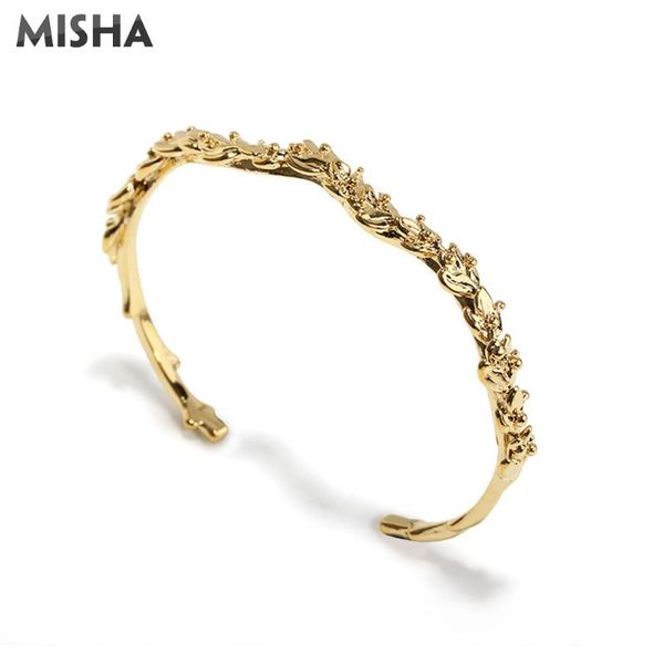 bracelets bangles for women handmade golden laurel leaves design chic novelty adjustable size l722 bangle, Black
bracelets bangles for women handmade golden laurel leaves design chic novelty adjustable size l722 bangle, Black