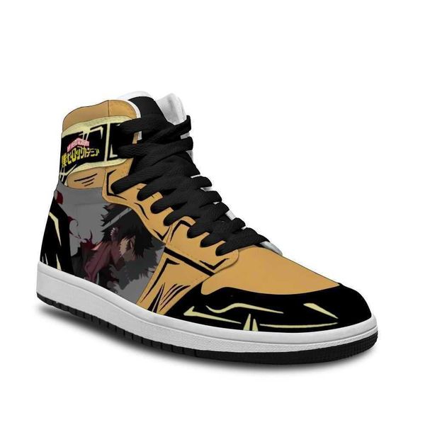 2021 my hero academia diy japanese anime cartoon running non-slip casual shoes for man trend sports shoes fvd3