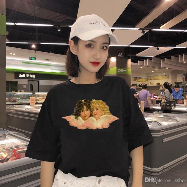women's t-shirt fashion design t-shirts for women pink angel pattern print t shirt short sleeve plus size female tees tshirt u38d, White
women's t-shirt fashion design t-shirts for women pink angel pattern print t shirt short sleeve plus size female tees tshirt u38d, White