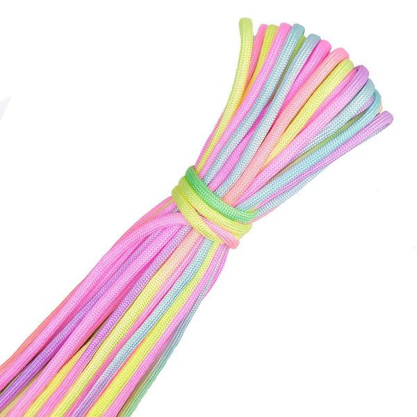 outdoor gadgets 4mm rainbow colors cord rope iii 7 strand parachute lanyard climbing camping survival equipment paracord bracelet
outdoor gadgets 4mm rainbow colors cord rope iii 7 strand parachute lanyard climbing camping survival equipment paracord bracelet
