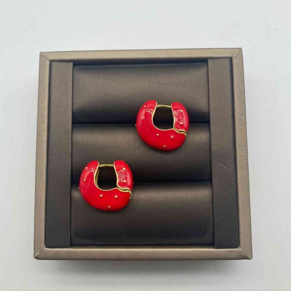 2021 new designer red gutta percha earrings and earrings design korean fashion female silver needle, Golden
2021 new designer red gutta percha earrings and earrings design korean fashion female silver needle, Golden