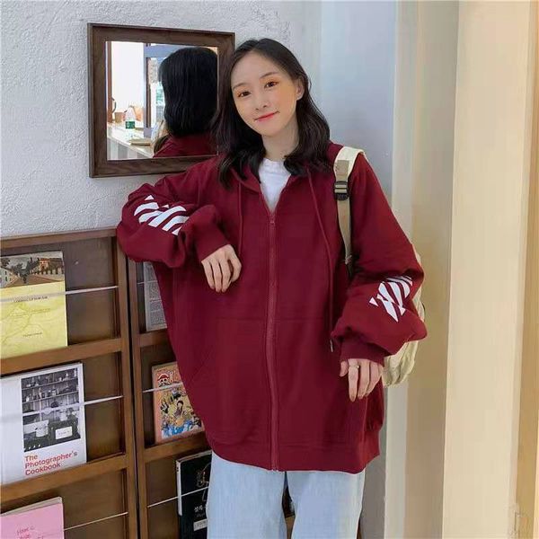 harajuku korean loose thin long sleeve hooded sunscreen sports coat 2021 solid color retro shirt school girl hooded top, Black;brown
harajuku korean loose thin long sleeve hooded sunscreen sports coat 2021 solid color retro shirt school girl hooded top, Black;brown