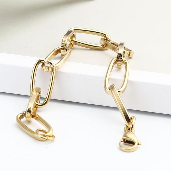 trendy oval cross chain lobster clasp stainless steel white gold color bracelet women wedding party temperament jewelry gifts link,, Black
trendy oval cross chain lobster clasp stainless steel white gold color bracelet women wedding party temperament jewelry gifts link,, Black
