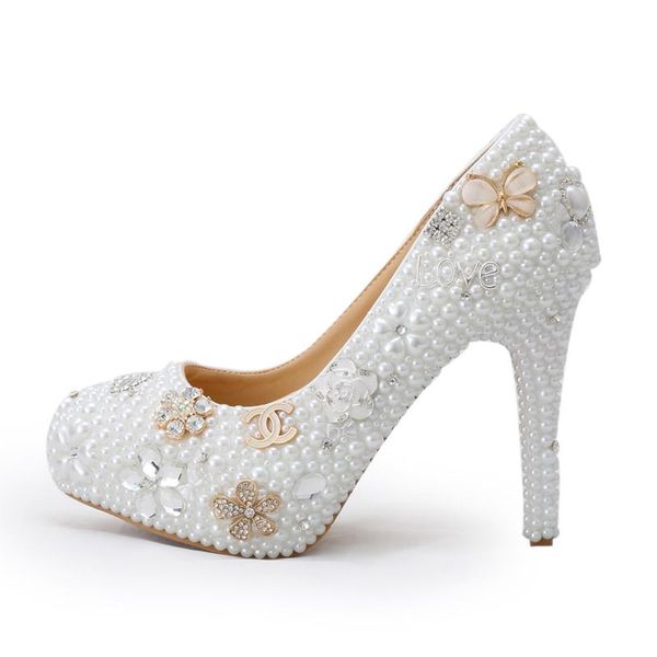 dress shoes luxury white pearl bride with diamond coming-of-age ceremony party pumps handmade crystal wedding, Black
dress shoes luxury white pearl bride with diamond coming-of-age ceremony party pumps handmade crystal wedding, Black