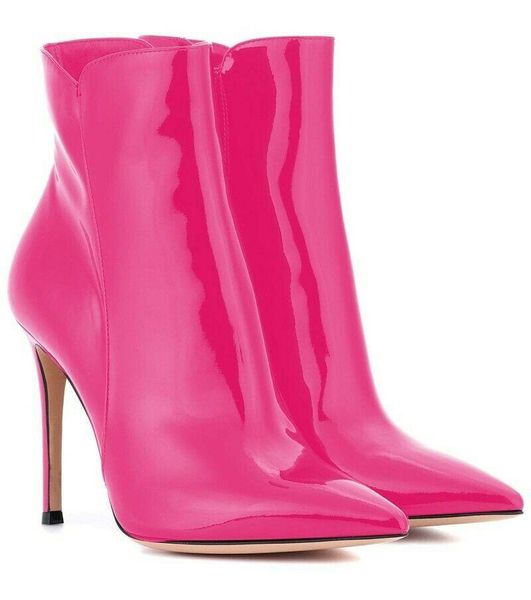 boots womens ankle high slim heels pointy toe side zipper casual shoes occident stilettos candy colors plus size 9color, Black
boots womens ankle high slim heels pointy toe side zipper casual shoes occident stilettos candy colors plus size 9color, Black