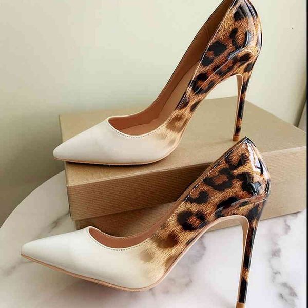 leopard print patent leather women shoes boots pointed 10cm thin heel pumps soft super high iwomen's dress party, Black
leopard print patent leather women shoes boots pointed 10cm thin heel pumps soft super high iwomen's dress party, Black