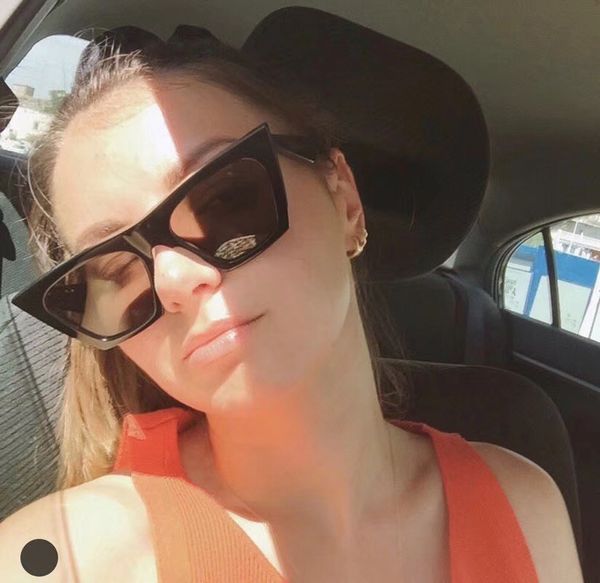 41468 sunglasses for women popular fashion uv protection cat eye frame come with package 41468s black white green blue pink, White;black
41468 sunglasses for women popular fashion uv protection cat eye frame come with package 41468s black white green blue pink, White;black