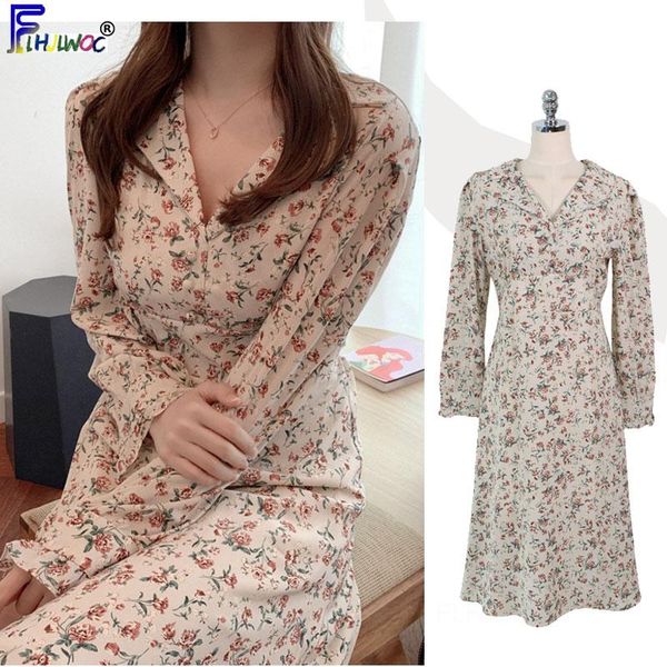 casual dresses beautiful long women cute sweet date wear preppy style korea japan design floral printed vintage shirt dress 10325, Black;gray
casual dresses beautiful long women cute sweet date wear preppy style korea japan design floral printed vintage shirt dress 10325, Black;gray