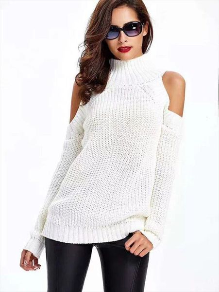 meiyangyoung white womens women sweater off shoulder halter turtleneck for woman knitted pullover sweaters female jumper, White;black
meiyangyoung white womens women sweater off shoulder halter turtleneck for woman knitted pullover sweaters female jumper, White;black