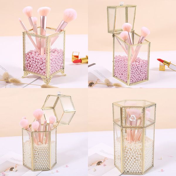 glass makeup brush box geometric holder jewelry box pencil bucket makeup organizer deskcosmetic storage box pearl barrel
glass makeup brush box geometric holder jewelry box pencil bucket makeup organizer deskcosmetic storage box pearl barrel