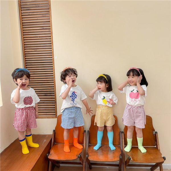 clothing sets 2021 summer toddler girls clothes set soft sleeveless vest plaid pp shorts baby boys suit, White
clothing sets 2021 summer toddler girls clothes set soft sleeveless vest plaid pp shorts baby boys suit, White