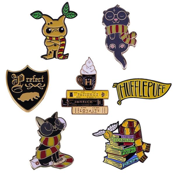 pins, brooches wizarding school the most inclusive house hufflepuff pinss magic cat mandrake root charms,herbology,potions-spell books brooc, Gray
pins, brooches wizarding school the most inclusive house hufflepuff pinss magic cat mandrake root charms,herbology,potions-spell books brooc, Gray