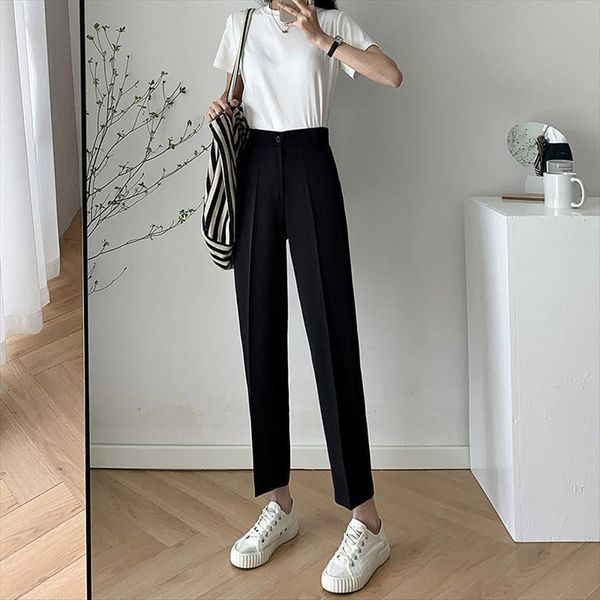 korean style summer classic solid womens capris color zip elegant casual office suit slim, Black;white
korean style summer classic solid womens capris color zip elegant casual office suit slim, Black;white