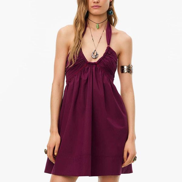 summer women halter dress fashion solid sleeveless casual mini party vestido elegant v-neck backless girls causal outfits 210422, Black;gray
summer women halter dress fashion solid sleeveless casual mini party vestido elegant v-neck backless girls causal outfits 210422, Black;gray