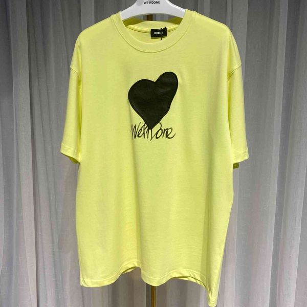 fashion t shirt 2021ss leather heart welldone letter printed round neck loose fried street men's and women's casual, White
fashion t shirt 2021ss leather heart welldone letter printed round neck loose fried street men's and women's casual, White