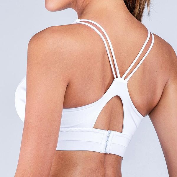 gym clothing colorvalue strappy sports bra for women cross back yoga bras workout casual activewear, White;black
gym clothing colorvalue strappy sports bra for women cross back yoga bras workout casual activewear, White;black