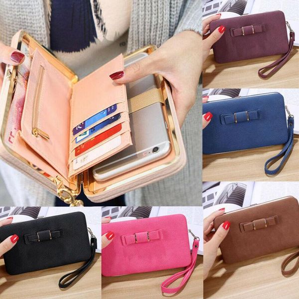wallets women lady long travel wallet zipper coin purse card phone cards holder case clutch handbags pu leather, Red;black
wallets women lady long travel wallet zipper coin purse card phone cards holder case clutch handbags pu leather, Red;black