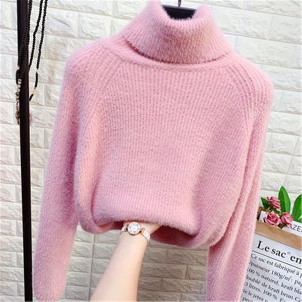 women's sweaters women mink cashmere knitted sweater soft elasticity bottoming thick pullovers autumn winter turtleneck, White;black
women's sweaters women mink cashmere knitted sweater soft elasticity bottoming thick pullovers autumn winter turtleneck, White;black