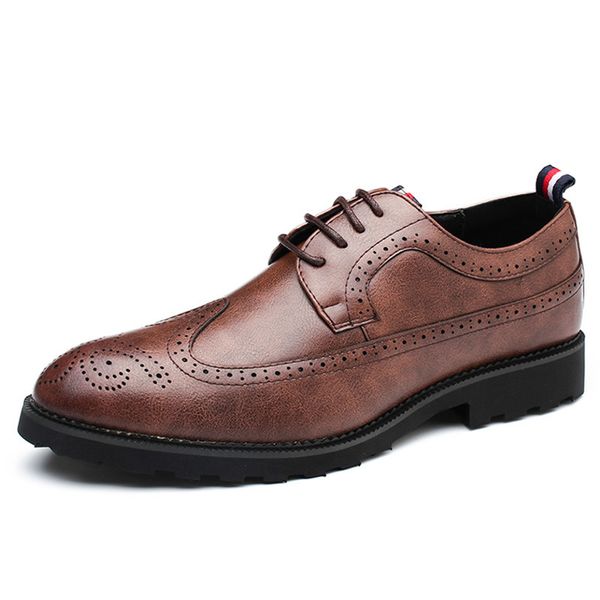 mens casual shoes wing tip black leather formal wedding dress derby oxfords flat tan brogues business shoe for men
mens casual shoes wing tip black leather formal wedding dress derby oxfords flat tan brogues business shoe for men