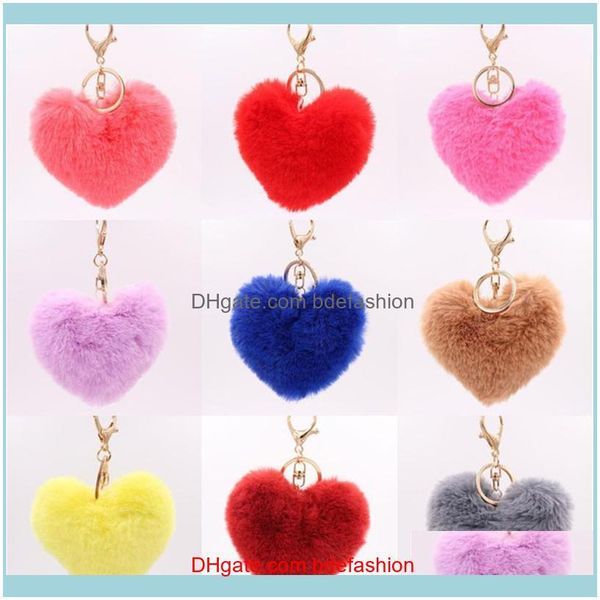 rings jewelry20pcs/lot fashion jewelry keychains plush heart pendant ornament key ring 8cm girls bag for car decorations drop delivery 2021, Slivery;golden
rings jewelry20pcs/lot fashion jewelry keychains plush heart pendant ornament key ring 8cm girls bag for car decorations drop delivery 2021, Slivery;golden