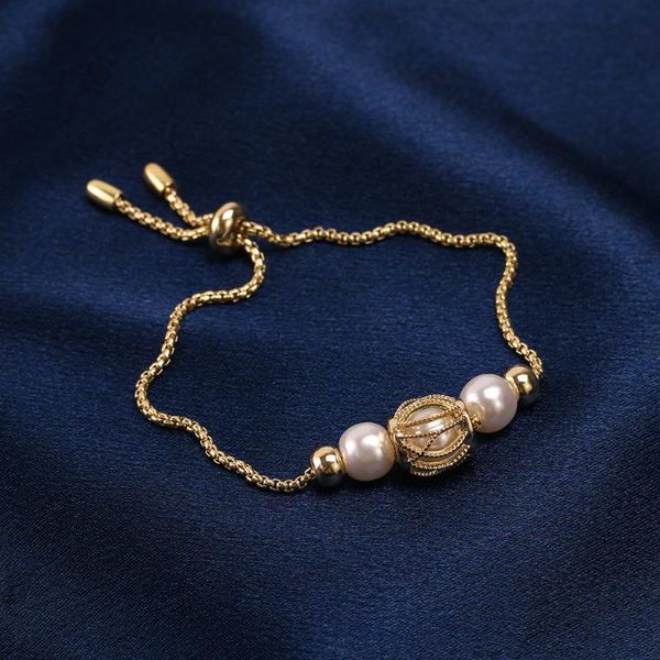 link, chain hollow out pearl lucky ball bracelet for women 2021 jewelry elegant bracelets gifts, Black
link, chain hollow out pearl lucky ball bracelet for women 2021 jewelry elegant bracelets gifts, Black