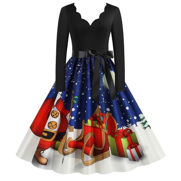 casual dresses winter christmas women 50s 60s vintage robe swing pinup plus size print black elegant party dress long sleeve, Black;gray
casual dresses winter christmas women 50s 60s vintage robe swing pinup plus size print black elegant party dress long sleeve, Black;gray