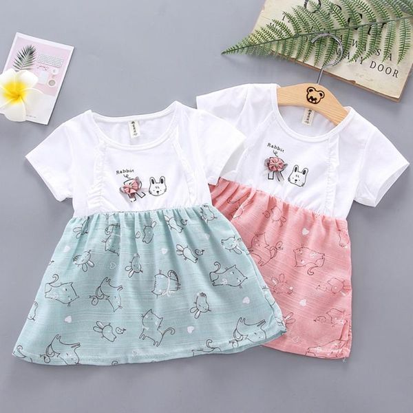 girl's dresses 2021 casual girls dress born toddler summer girl clothes baby kids cartoon cat print princess for children, Red;yellow
girl's dresses 2021 casual girls dress born toddler summer girl clothes baby kids cartoon cat print princess for children, Red;yellow