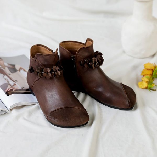 boots tayunxing genuine cow leather spring autumn low heel flower side zipper soft sole ladies shoes comfort women's 8988-1a, Black
boots tayunxing genuine cow leather spring autumn low heel flower side zipper soft sole ladies shoes comfort women's 8988-1a, Black